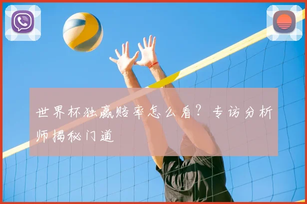 世界杯独赢赔率怎么看？专访分析师揭秘门道