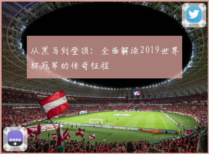 从黑马到登顶：全面解读2019世界杯冠军的传奇征程
